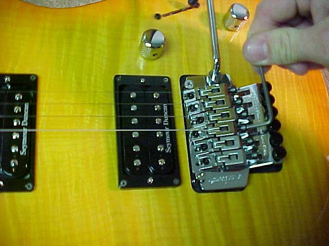 using hex wrench on floyd rose