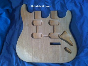 doubleneck strat body